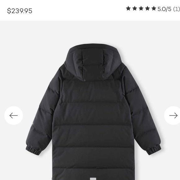 Cozy Black Kids Puffer Coat - Picture 2 of 16